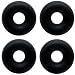 10 Gauge Black Rubber O-Ring 4-Pack