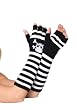 Acrylic Elbow Length Fingerless Sexy Gloves