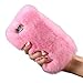 iPhone 6/ 6S Case, DaySeventh Warm Fluffy Villi Fur Plush Wool Bling Case Cover Skin for iPhone 6/ 6S 4.7inch (Pink)