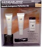 Dermablend Smooth Indulgence Perfection Kit LIGHT SHADE COVERAGE - Contains Foundation (Nude Beige & Natural Beige) x 2 (.3 oz ea.) plus Setting Powder .18 oz and Mini Brush