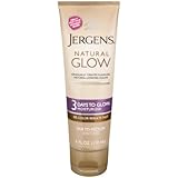 Jergens Natural Glow 3 Days To Glow Daily Moisturizer Fair to Medium Skin Tones, 4 Ounce