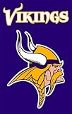 Minnesota Vikings Applique Banner Flag