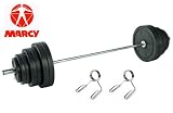 Marcy 95kg Vinyl Olympic Weights Set With 7ft Olympic Barbell!