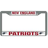 New England Patriots NFL Chrome License Plate Frame