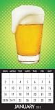 2012 Beer Magnetic Calendar