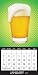 2012 Beer Magnetic Calendar by TF Publishing