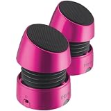 iHOME iHM79PC Rechargeable Mini Stereo Speakers (Pink)