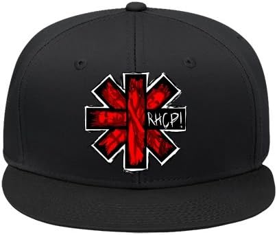 IKAI Red Hot Chili Pepper RHCP Crew Band Hip Hop Cap Black Medium
