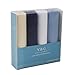 YEB02 Classic Gentlemen 4 Cotton Handkerchiefs Set Wedding Gift Ideas By Y&G