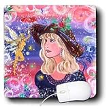 Cindy Thorrington Haggerty Red Hat Art - Red Hat Fantasy - Mouse Pads