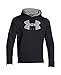 Under Armour Men's Storm Armour Fleece Big Logo Hoodie, Black (002)/Steel, Medium