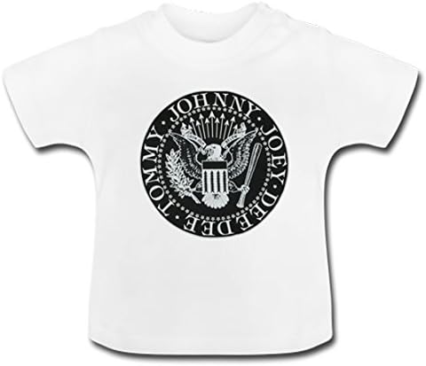 Fundeardk Baby Ramones Presidential Seal Hipster design Classic T-Shirt White 6M