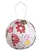 Allsop Home and Garden Soji Floral Bloom, LED Outdoor Solar Lantern, Handmade with Weather-Resistant UV Rated Fabric, Stainless Steel Hardware, Chinese Style Light, 1-Count