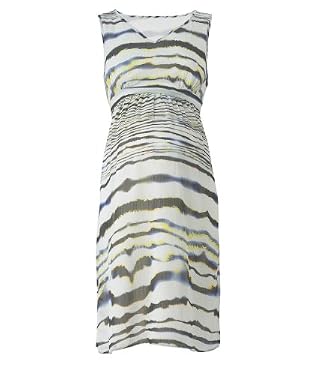 Maternity Zebra Print Chiffon Dress