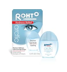 Rohto, Arctic Cooling Lubricant/Redness Relieving Eye Drops,  0.4-Ounce Bottles (Pack of 3)
