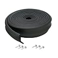 M-D Building Products 3749 Garage Door Bottom Rubber, 16 Feet, Black