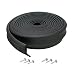 M-D Building Products 3723 Garage Door Bottom Rubber, 9 Feet, Black