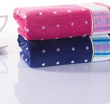 Yuxin?Cotton Cotton Terry Towel Senior Stars Face Towel W33*L75cm , Robin''s Egg Blue