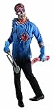 Rubies Costume Co Mens Zombie Doctor Costume - Black Blue - Standard