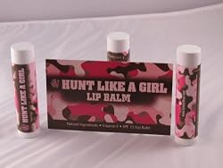 Pink Camo Lip Balm - Hunt Like a Girl - Spearmint (Set of 3)