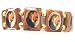 Blessed By Pope Benedict XVI St Saint Padre Pio Wood Bracelet Brazilian Sandalwood