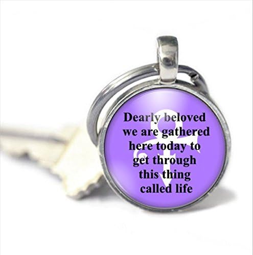 Prince Gift Idea - Prince Memorabilia - Prince Symbol Necklace - Prince Jewelry - RIP Prince - Dearly Beloved - Prince Gift for Her - Purple
