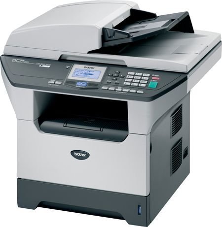 Brother DCP 8060 - Multifunction ( printer / copier / scanner ) - B/W - laser - copying (up to): 28 ppm - printing (up to): 28 ppm - 300 sheets - parallel, Hi-Speed USB