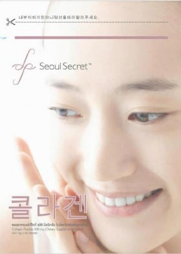 ''ENJOY SMILE'' Seoul Secret collagen peptides and proteins, collagen, pure 100% (60 tablets).