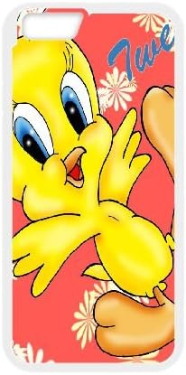 iPhone 6 6s Plus 5.5 Inch Cell Phone Case White Cartoon Tweety Bird Case Cover 7UI550121