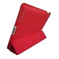 iGADGET� iPad 2 Red Smart Cover Case FULL BODY PROTECTION FOR IPAD2 High Quality (PU) Leather Case with Inner Luxurious Satin - RED With Full Back Protection Foldable Stand & Smart Cover SLEEP WAKE FUNCTION AS STANDARD - RED