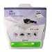 Authentic Euro Design Patented Clear Green Acryl Laptop Notebook Stand with Extra Quiet Cooling Fan with Built-in 4 Hi Speed 2.0 USB Ports 480Mbps Fit for 12'-17
