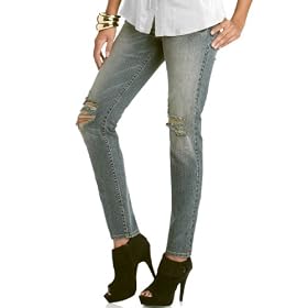 Baby Phat Plus Size Jeans, Original Five Pocket Skinny Denver Wash