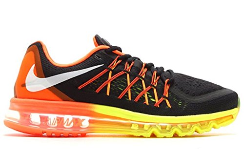 Nike Men's Air Max 2015, Black/Yellow/Orange (USA 10) (UK 9) (EU 44)