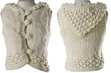 ROMEO & JULIET COUTURE Hooded Fur Crochet Sweater Vest