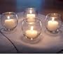 Sphere Votive Cups - 2 3/4"d x 2 1/2"h (Clear)
