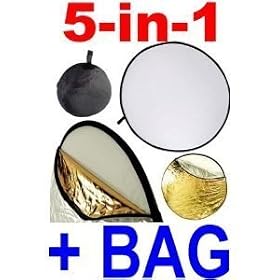 NEEWER 5-in-1 Multi Disc Photographic Reflector - 43-Inch