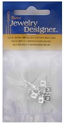 4mm Ball W/Loop and Butterfly, Bright Silver, 6 Pc/Pkg
