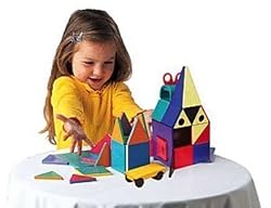 Magna-Tiles 3-D Magnetic Building Tiles, 48 Piece Set