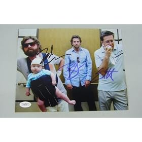 Buy Cooper Helms Galifianakis Cast Signed 8x10 Photo Jsa