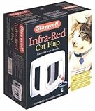 Innotek 500US IR Cat Flap White 4Way Lock
