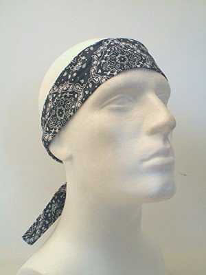 Selbstkühlendes Stirnband - Cooldanna - 'Paisley Navy'