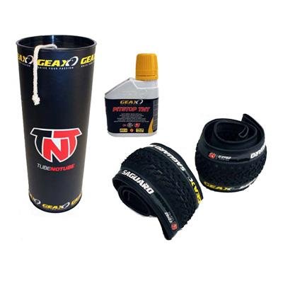 Geax Saguaro TNT Folding Mountain Bike Tires w Pitstop Kit