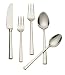 Hampton Forge Carrara Mirror 20-Piece 18/0 Forged Flatware Set, Service for 4