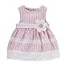 Samantha Says Pink IG Seersucker Dress w/White Flower - 24M