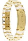 Yellow Goldplated and Thermopolymer Anatomic Bracelet
