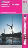 Ipswich and the Naze, Clacton-on-Sea (Landranger Maps) (OS Landranger Map)