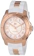 Tommy Hilfiger Women's 1781305 Casual Sport Rose Gold-Plated Case and Links with Silicone Strap Watch