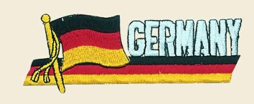 Germany Logo Embroidered Iron on or Sew on Patch
