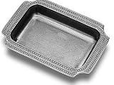 Wilton Armetale Flutes and Pearls Rectangular Baker