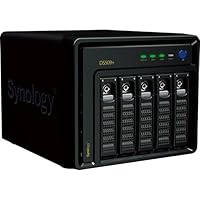 Synology Disk Station 5-Bay 2.5 TB (5 x 500 GB) Network Attached Storage DS509+ 5050 (Black)